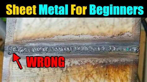 how to flux core weld sheet metal|flux core welding basics.